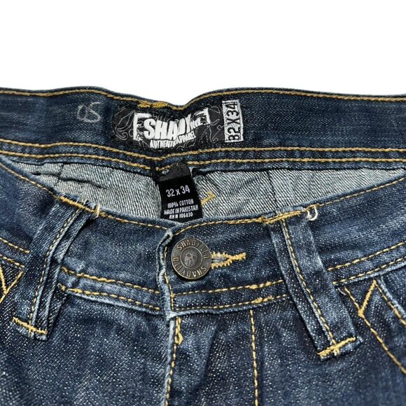 Y2K Shady Embroidered Jeans - Picture 4 of 4